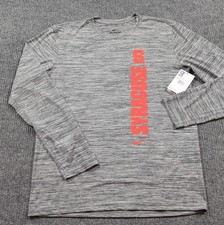 Syracuse Orange Shirt Mens Medium Gray NCAA Long Sleeve Nike Tee picture