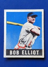 1948-49 Leaf - Bob Elliott #65 - Boston Braves VG picture