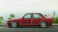 For BMW E30 M3 318i/is 325e/es 325i/is Inner Door and Trunk Lid Rubber Seal 5 pc picture