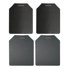 Scorpion Pair Level III AR500 Steel Body Armor Two 11 x 14 Plates + Trauma Pads picture