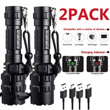 Super-Bright Flashlight LED  Tactical Torch LED  Rechargeble Battery picture