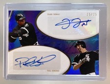 2025 Topps Dynamic Duals Frank Thomas Paul Konerko Dual Auto Blue #25/25 FD349 picture