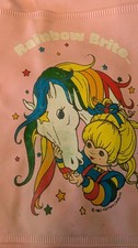 Vintage 1983 Hallmark Rainbow Brite Pink Raincoat Starlite Hooded Kids picture