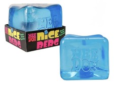 NeeDoh Nice Berg, Blue Nee Doh Iceberg Cube Ice Mega ,Squishy Toy ,New With Box. picture