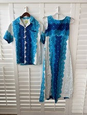 Ui-Maikai matching vintage Hawaiian  shirt and maxi dress picture