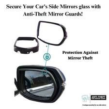 Anti-Theft Side View Mirror Guards fit Honda CR-V SUV 2007-2022 / HR-V 2016-2022 picture