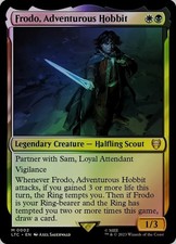 Frodo, Adventurous Hobbit FOIL MTG Mythic Rare Lord of the Rings Magic Commander picture