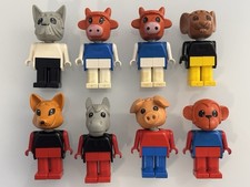 Vintage 1980s Lego Fabuland Minifigures - Lot 10 picture