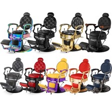 Vintage HeavyDuty Hydraulic Barber Chair All Purpose Recline Beauty SalonStyling picture