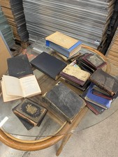 Lot of Old German Books and Bibles Original Vintage Antique picture