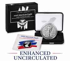 1776-2026 W Enhanced Uncirculated American Silver Eagle 250th Liberty Bell Privy picture