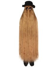 Addams Family Cousin Itt Inspired Costume – Wig, Hat & Glasses Set for Halloween picture
