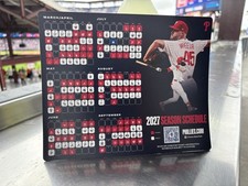 Philadelphia Phillies 2027 Baseball Season Schedule Magnet Magnetic SGA FREE S&H picture