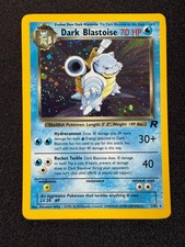 2000 Team Rocket Dark Blastoise Holo Rare 3/82 Vintage WOTC Pokemon Clean NM picture