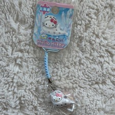 Vintage Sanrio 2006 - Hello Kitty White Spotted Seal Gotochi Charm/Strap picture