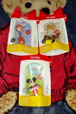 New TONIES Lot of 3 BLIPPI CURIOUS GEORGE MICKEY Audio Characters  NEW & SEALED  picture