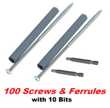 Amerimax Square Drive Gutter Screw & Ferrule with Bit for Mounting Gutters 100Ct picture