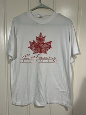 Vintage Single Stitch Calgary Canada T Shirt Large picture