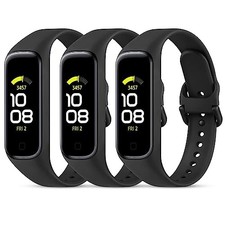 Wanme Replacement Bands for Samsung Galaxy Fit 2 One Size, Black+Black+Black  picture