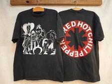 Vintage Red Hot Chili Peppers Vintage 90s Rock Tour Band Black XL Shirt REPRINT picture
