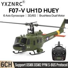 YUXIANG F07-V RC Helicopter UH-1 6CH 2.4G 6 axis Gyro 3D RTF Airplane 3Battery picture