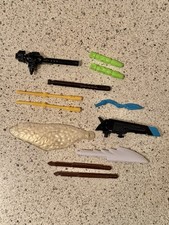 12 Vintage G2 Beast Wars Transformers Figure Accessories Guns Missiles Parts Lot picture