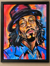 The Real Katt Williams Original Painting Signed Comedian Portrait Pop Art picture