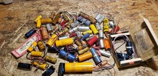 70pc Lot NOS VTG ELECTROLYTIC CAPACITORS Sprague Atom CDE Aerovox radio tube amp picture