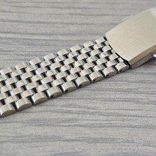 Rare and beautiful stainless steel watch bracelet/watch band 18mm picture