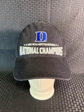 Vintage 2001 NCAA National Champions Duke University Baseball Hat Basketball NC picture