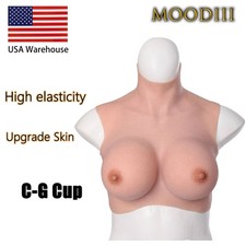 C-G Cup Realistic Breast Forms Silicone Fake Boobs For Crossdresser Drag Queen picture