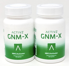 2 x ACTIVZ GNM-X NRF2 Activator Genetic Cellular Defense 60 Capsules EXP 1/2027 picture