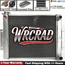 Aluminum Radiator For 1976-1986 1984 JEEP CJ7 WITH CHEVY V8 LS SWAP CJ Manual MT picture