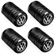 Car Tire Valve Stem Caps for Volkswagen VW Bora Beetle Tiguan Polo Tire-D18 picture