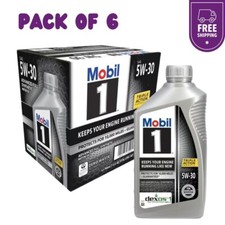 Mobil 1 Advanced Full Synthetic Motor Oil 5W-30, 6-pack of 1 quarts picture