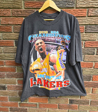 Vintage 2010 Kobe Bryant Los Angeles Lakers NBA Finals T Shirt XL picture