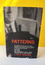Rod Serling Patterns HC 1st Printing Simon & Schuster 1957 Dust Jacket Illus. picture