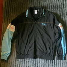 PUMA x Tetris Men's 2-Piece Tracksuit Jacket & Pants L Black/Blue Full Zip picture