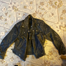 Langlitz Leather , Portland Oregan, Men's Black Leather Motorcycle Jacket picture