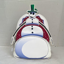 Loungefly Disney Nightmare Before Christmas Jack Snowman Mini Backpack picture