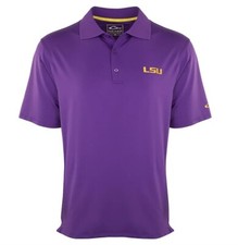 NEW Louisiana State LSU Tigers Sports SS Collared Polo Shirt Mens Large picture