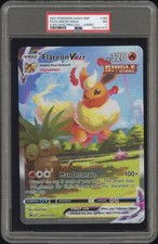 2021 POKEMON [JUMBO] BLACK STAR PROMO - #180 FA FLAREON VMAX SHINY HOLO - PSA 7 picture