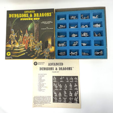 AD&D Dungeon Explorers Grenadier 5001 1980 Complete Unpainted 20 Figures picture