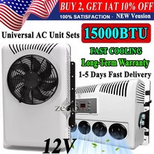 12V Split 15000 BTU Truck Cab Air Conditioner AC Fits Semi Trucks RV Caravan Bus picture