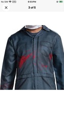 Official Michael Myers Costume Jumpsuit and Mask for Men, Halloween 2 Deluxe picture