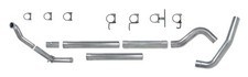 Diamond Eye Performance 4-inch Aluminum Exhaust Kit for Ford 7.3L PowerStroke picture