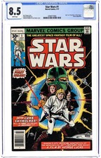 Star Wars #1 1st Printing CGC 8.5 1977 Marvel 4769777005 picture