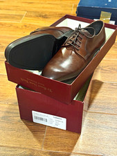 To Boot New York Tommaso Men's Brown Leather Derby Lace-Up Italy US 8 M picture