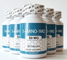 1-5pack 5 Amino 1mq Supplement Capsules 50MG 60cap 2027 EXP picture