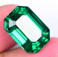 Natural Green Emerald 10.95 Ct Emerald Cut AGL Certified Stunning Loose Gemstone picture